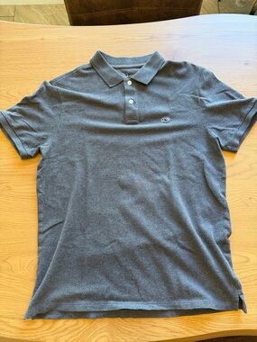 Vineyard Vines Men's Charcoal Heather Polo